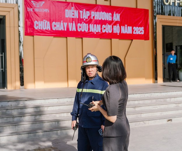 Ảnh: “Phối hợp nhịp nhàng – An toàn là trên hết”.