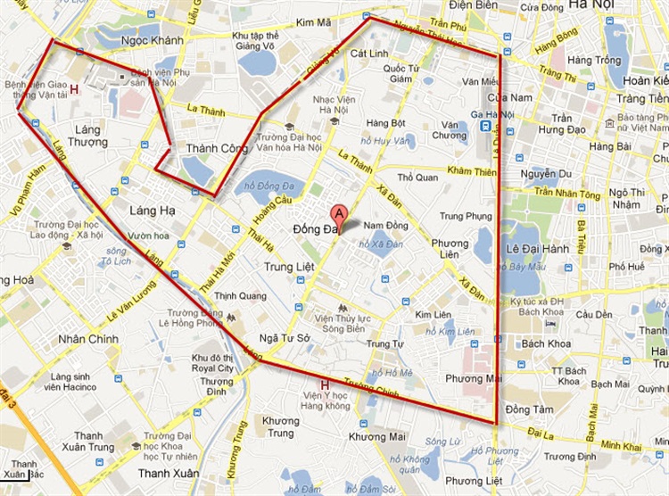 Office rental prices in Hanoi